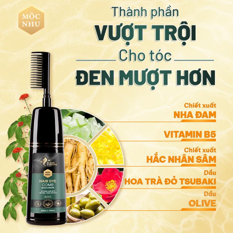 Dầu gội phủ bạc Hắc Sâm Mộc Nhu