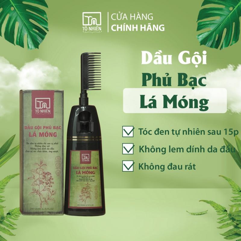 Dầu gội phủ bạc lá móng Tô Nhiên 200