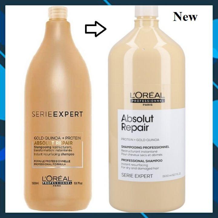 Dầu gội phục hồi hư tổn toàn diện L'Oréal Professionnel Serie Expert Absolut Repair Gold