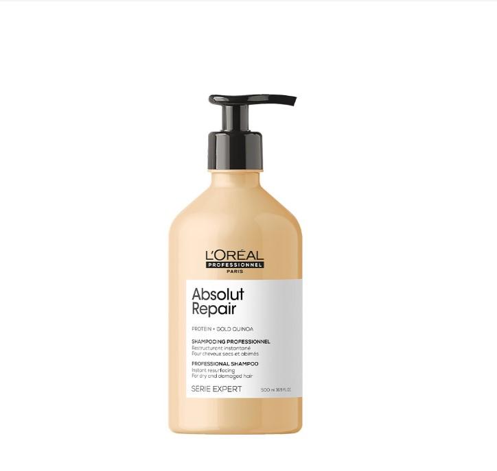 Dầu gội phục hồi hư tổn toàn diện L'Oréal Professionnel Serie Expert Absolut Repair Gold