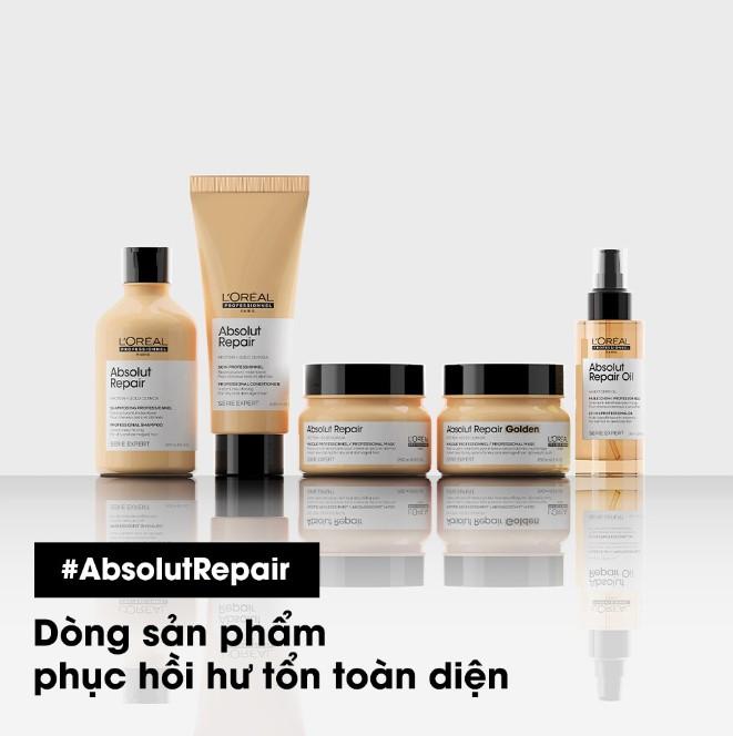 Dầu gội phục hồi hư tổn toàn diện L'Oréal Professionnel Serie Expert Absolut Repair Gold