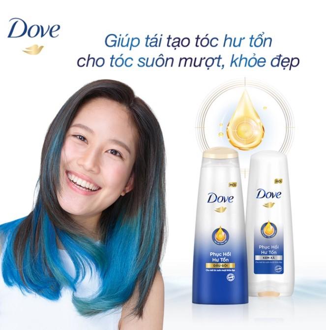 Dầu gội phục hồi tóc hư tổn Dove