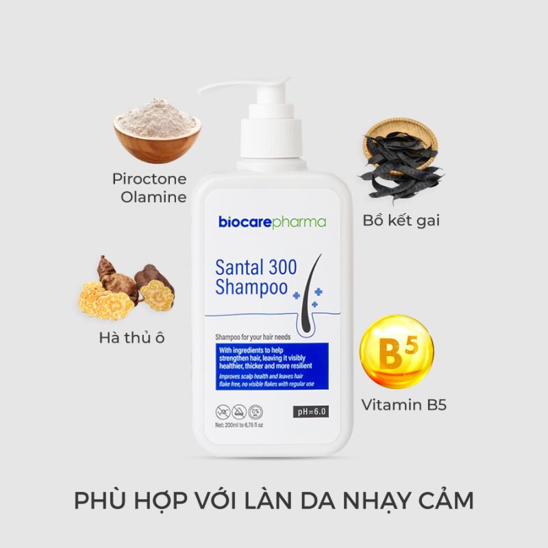 Dầu gội Santal 300 Shampoo Biocare Pharma