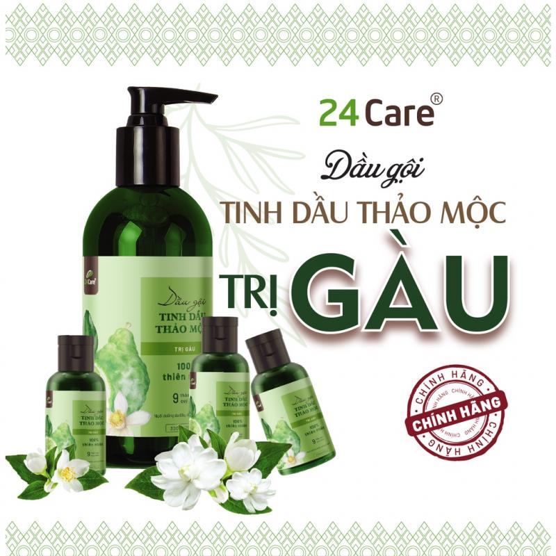 Dầu gội tinh dầu thảo mộc thiên nhiên 24Care