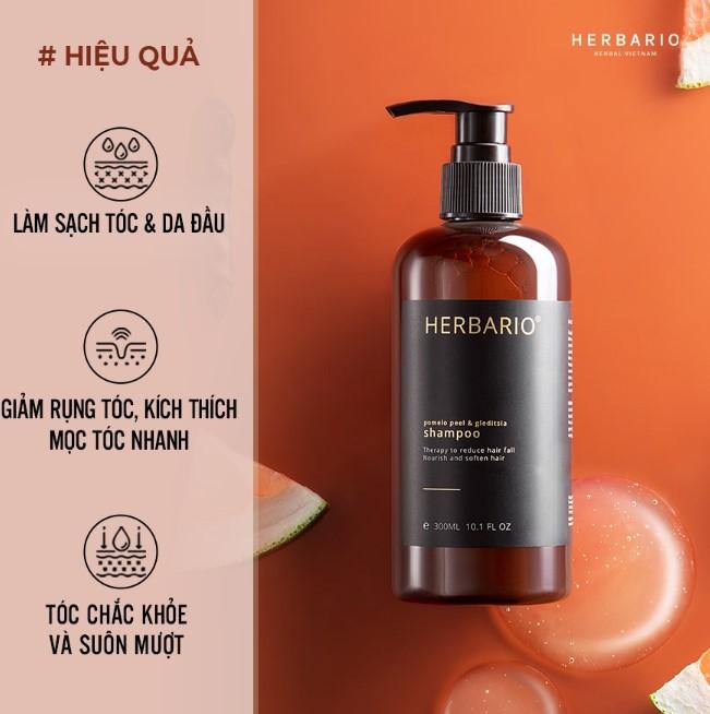 Dầu gội vỏ bưởi & bồ kết Herbario