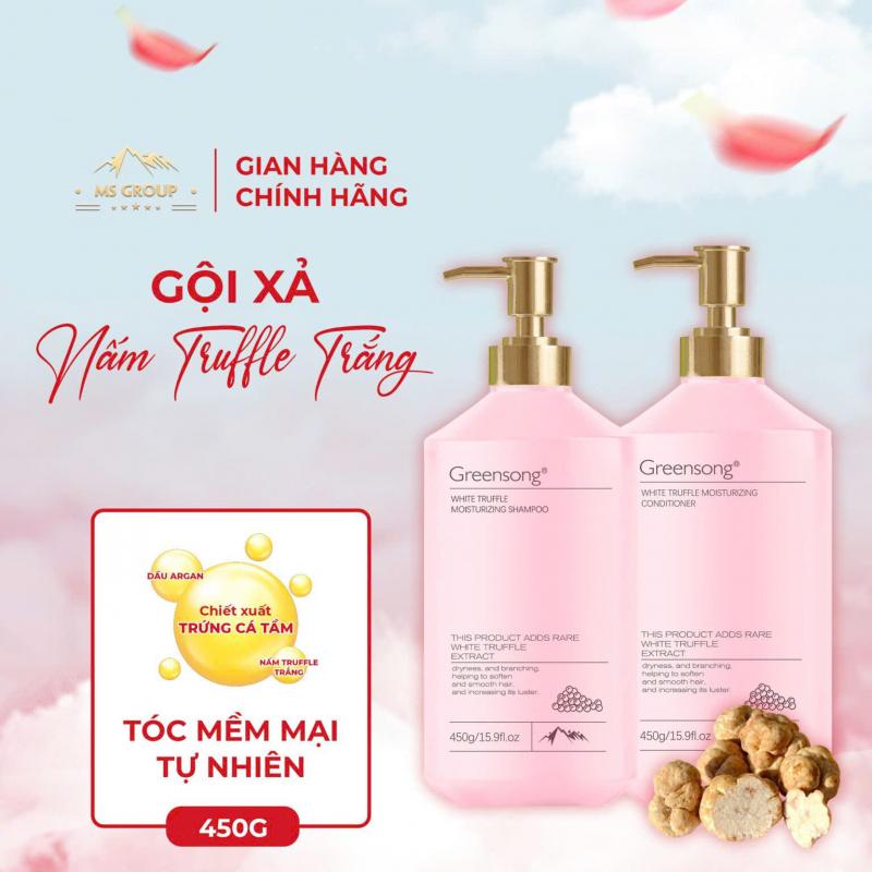 Gội Xả Nấm Truffle Trắng Greensong 450g