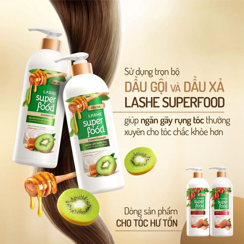 Dầu gội xả Lashe Superfood