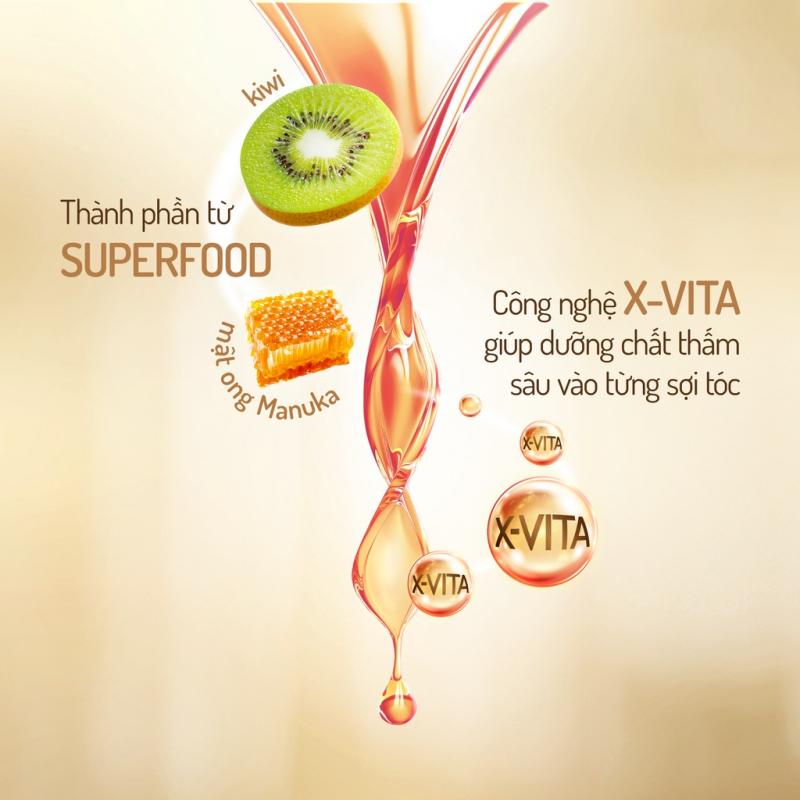 Dầu gội xả Lashe Superfood