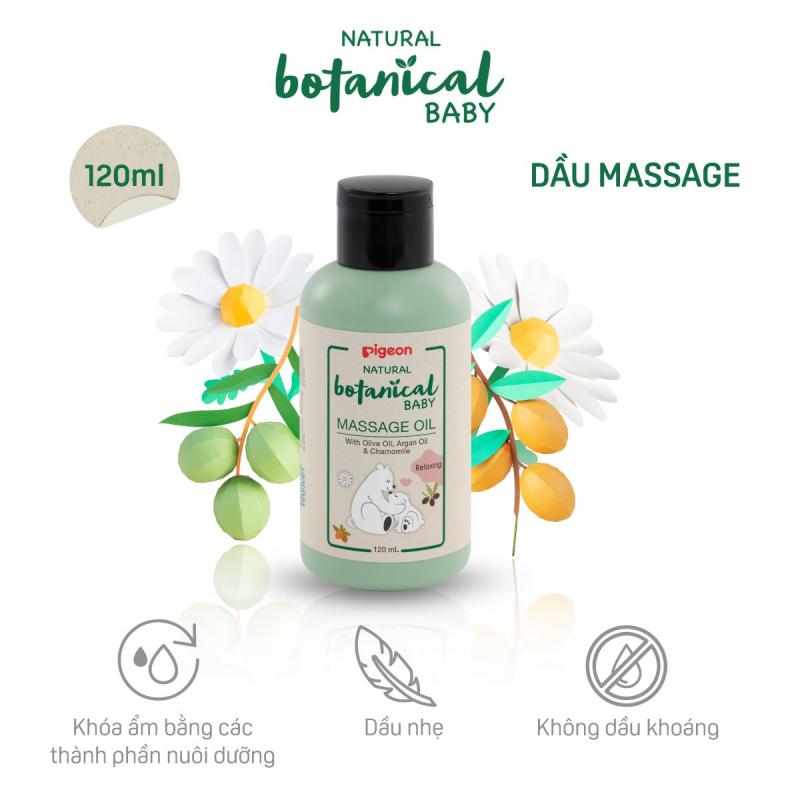 Dầu massage cho bé Natural Botanical Pigeon