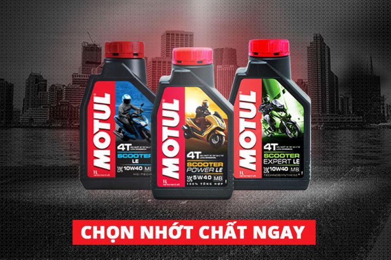 Dầu nhớt Motul Scooter Power Le