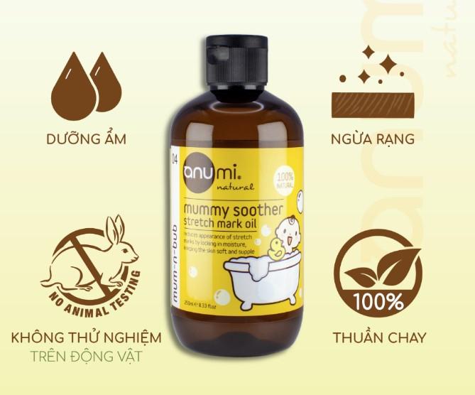 Dầu rạn da Anumi Mummy Soother - Stretch Mark Oil