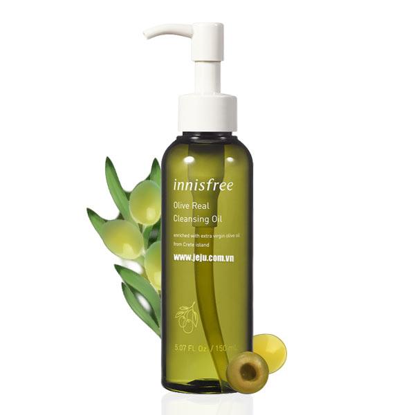 Dầu tẩy trang dưỡng ẩm innisfree Olive Real Cleansing Oil 150ml