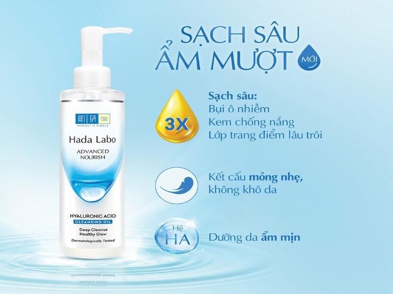 Dầu tẩy trang Hada Labo Advanced Nourish Hyaluron Cleansing Oil