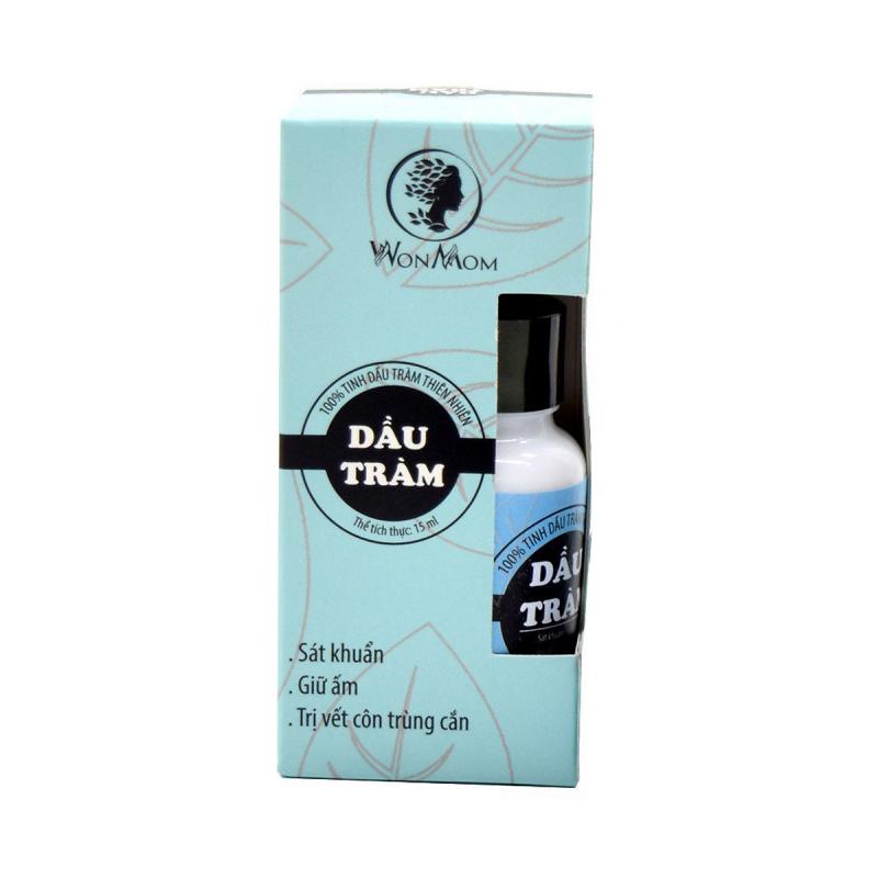 Dầu tràm nguyên chất giữ ấm cơ thể Wonmom 15ml