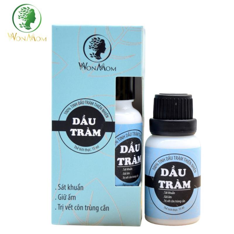 Dầu tràm nguyên chất giữ ấm cơ thể Wonmom 15ml