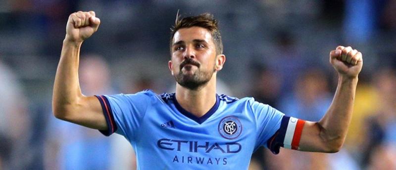 Tiền đạo David Villa