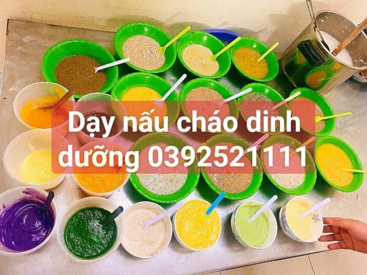 Dạy nấu cháo dinh dưỡng Rồng Vàng