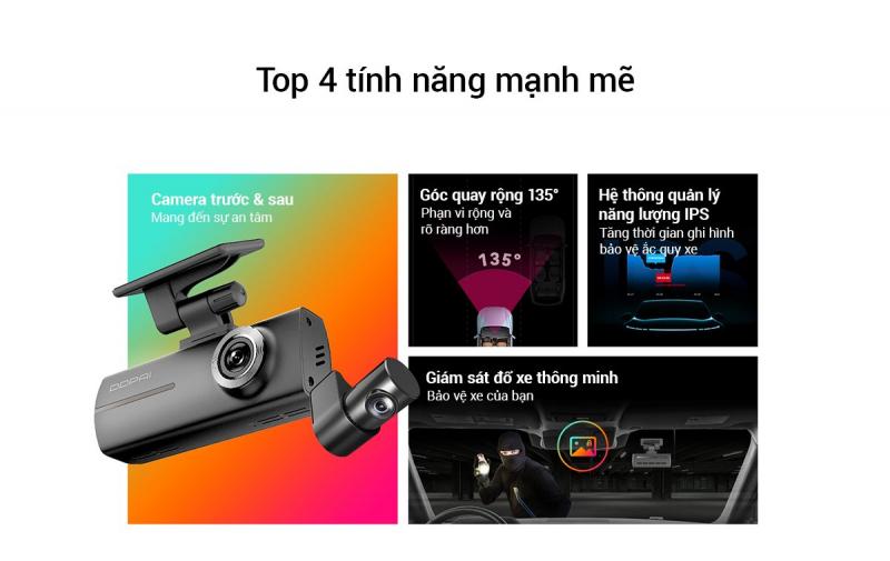 Camera Hành Trình Ô Tô DDPai N1 Dual