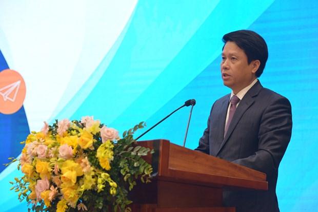 Phó Thống đốc NHNN Phạm Tiến Dũng phát biểu tại hội thảo. (Ảnh: Vietnam+)