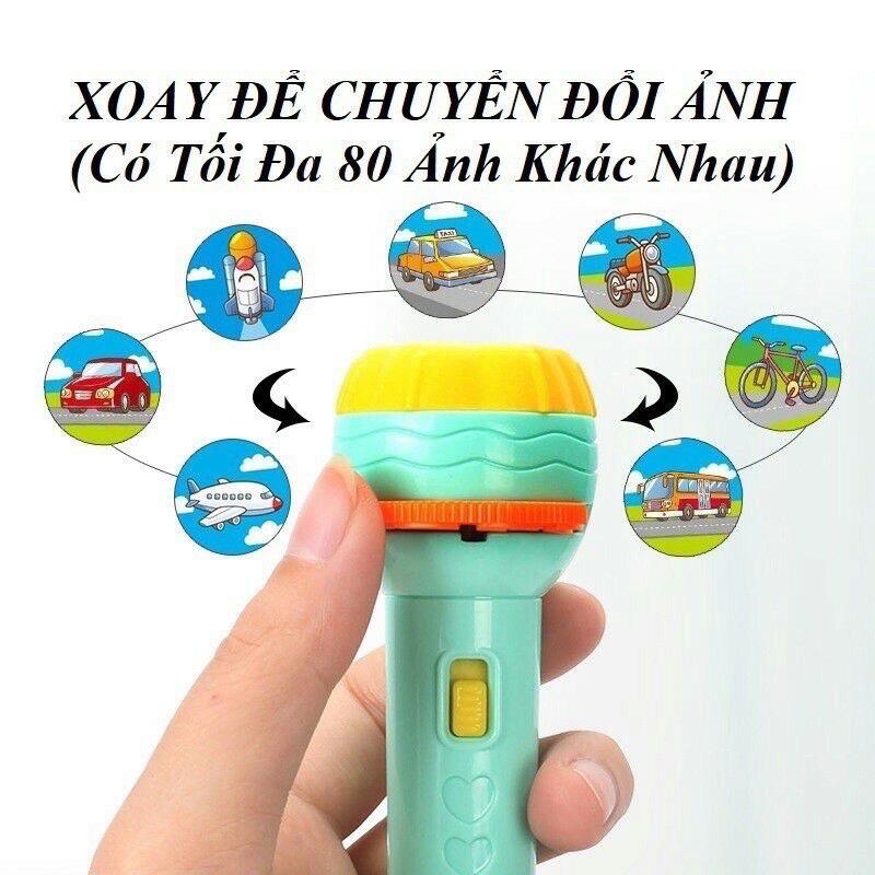 Đèn pin chiếu hình động vật