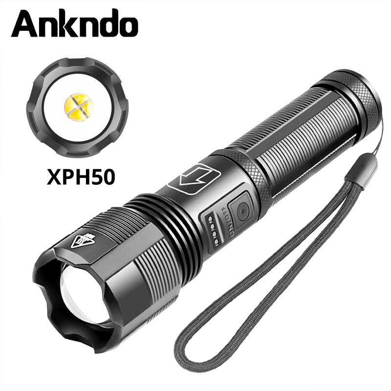 Đèn Pin Led siêu sáng Ankndo Xhp50 1000 Lumens