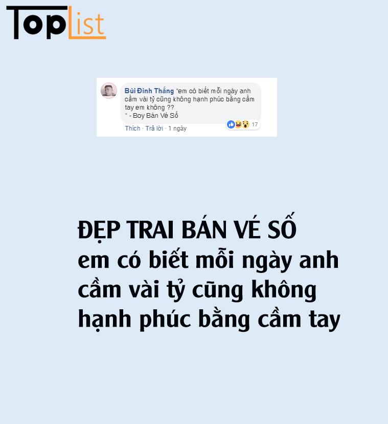 Đẹp trai bán vé số