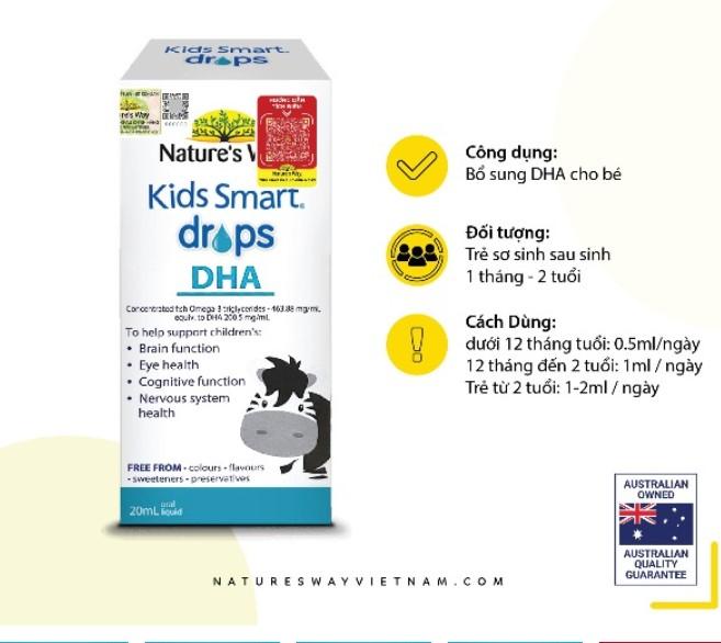 Nature’s Way Kids Smart Drops DHA 20ml