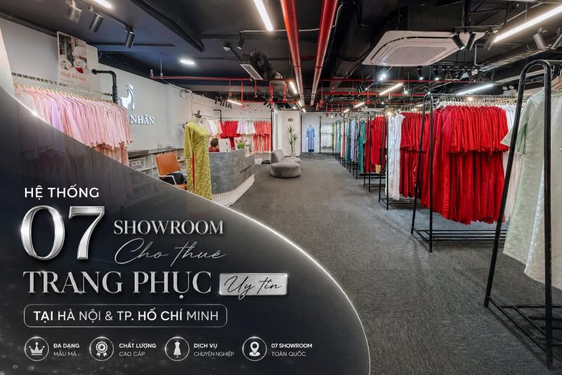 Hệ thống showroom cho thuê áo dài uy tín hàng đầu tại Việt Nam - Áo Dài Nhân