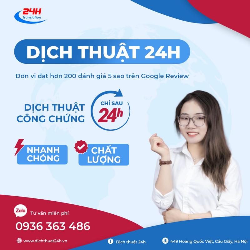 Dịch thuật 24h