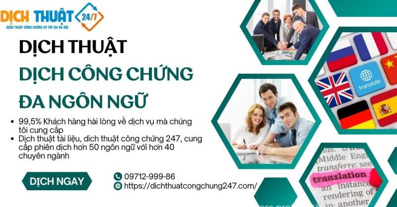 Dịch thuật Công chứng 247