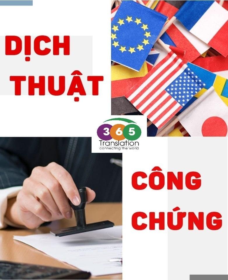 Dịch thuật - Công chứng 365