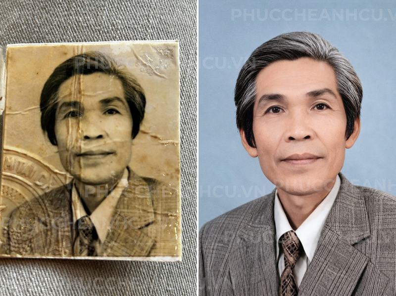 Dịch vụ ảnh kỹ thuật số phuccheanhcu.vn (Phục chế ảnh cũ Châu Anh)