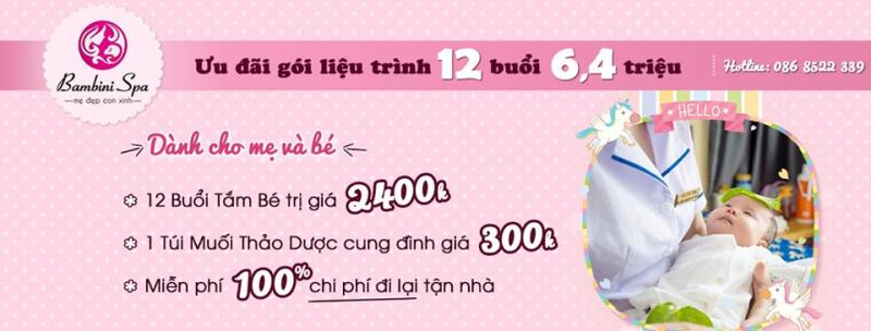 Dịch vụ chăm sóc sau sinh Bambini Spa