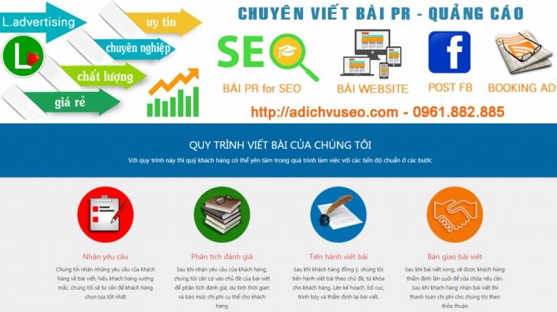 Dịch vụ viết bài chuyên nghiệp của A dịch vụ SEO