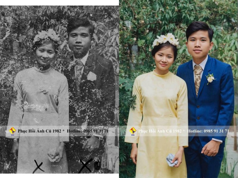 Dịch vụ Phục hồi Ảnh Cũ Nguyễn Trung