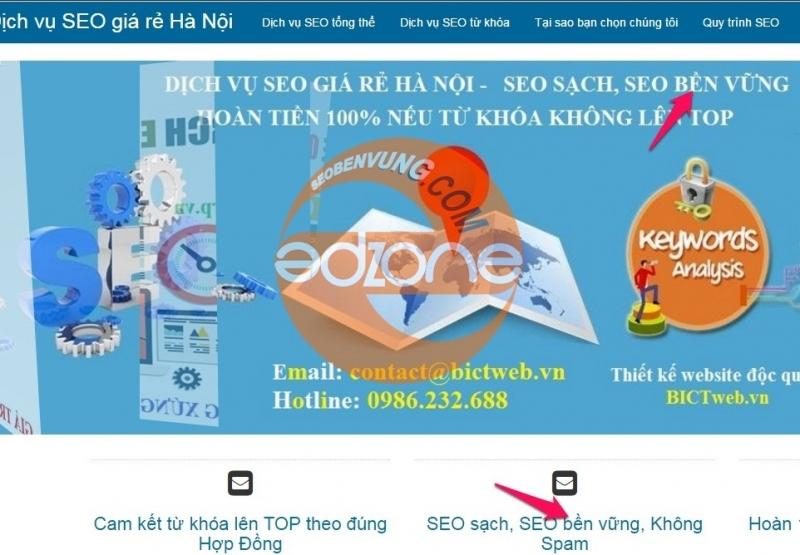 Dịch vụ SEO của Công ty BICTweb Việt Nam