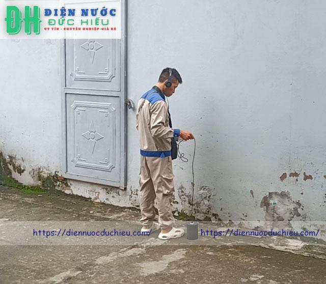 Dịch vụ siêu âm tìm rò rỉ nước của Điện Nước Đức Hiếu