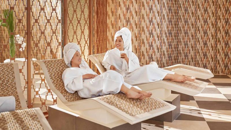 Không gian The Spa phảng phất lối kiến trúc Á Đông