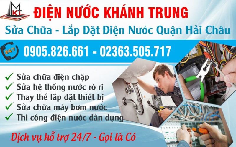 Dịch vụ sửa chữa điện nước của Công ty Minh Khánh Trung