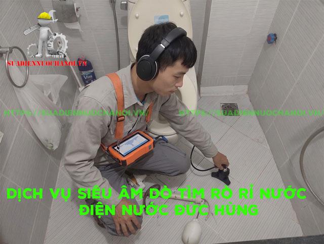 Dịch vụ siêu âm tìm rò rỉ nước của Điện Nước Đức Hùng
