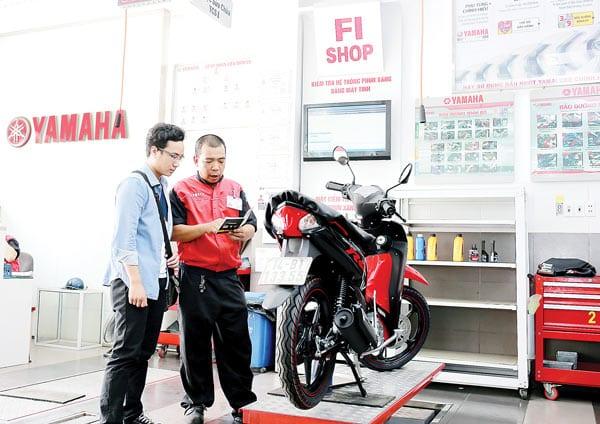 Là một hãng xe uy tín, nay Yamaha còn phát triển dịch vụ cứu hộ xe máy.