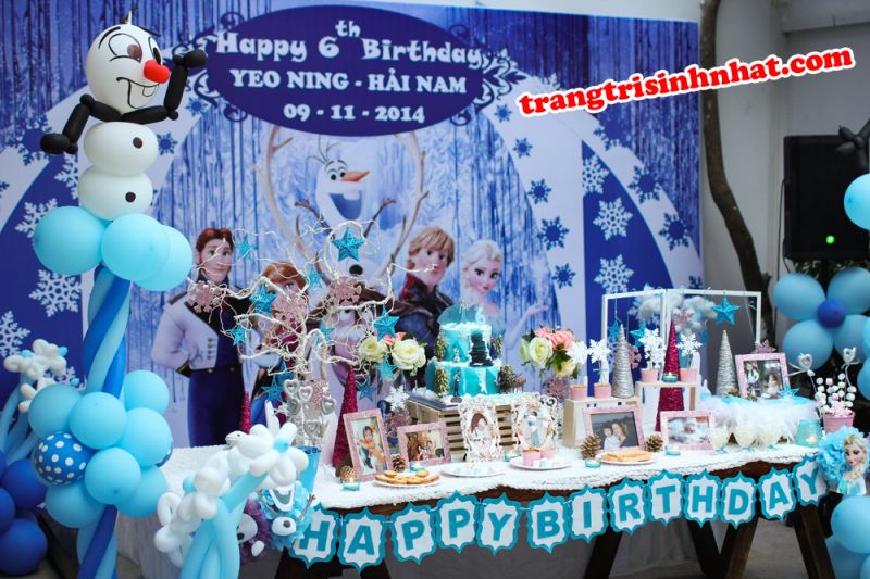 Dịch vụ trang trí tiệc sinh nhật đẹp và uy tín nhất quận Phú Nhuận, TP. HCM