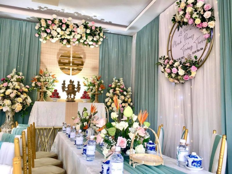 Dịch vụ trang trí tiệc cưới Phát Minh luôn bắt kịp xu hướng trang trí không gian cưới hiện đại