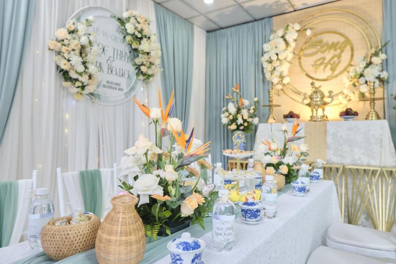 Dịch vụ trang trí tiệc cưới Phát Minh luôn bắt kịp xu hướng trang trí không gian cưới hiện đại