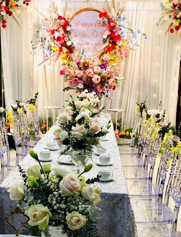Dịch vụ trang trí tiệc cưới Quang Hoa