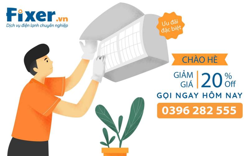 Dịch vụ vệ sinh máy lạnh/điều hòa của Fixer Hải Phòng