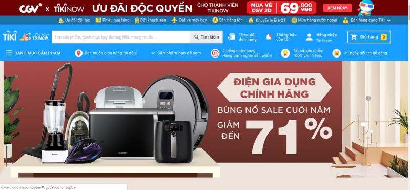 Điện gia dụng bùng nổ sale cuối năm giảm đến 71 %