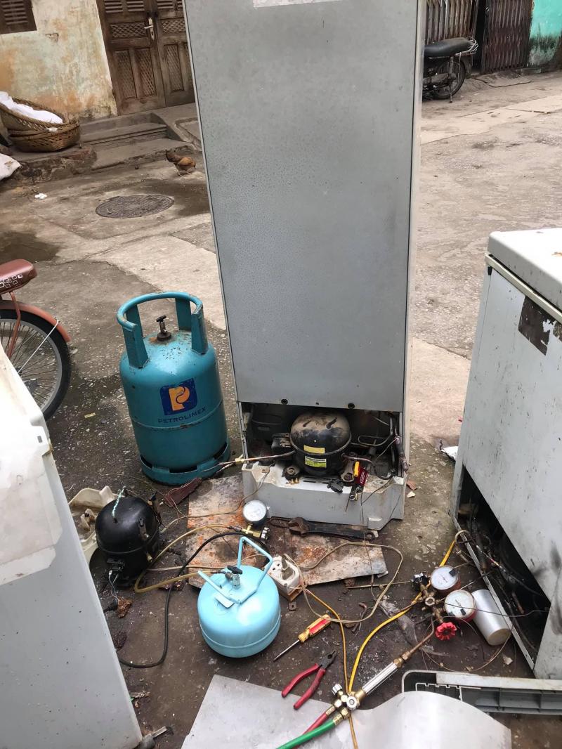 Sửa tủ không lạnh mất gas tại Điện lạnh Ngọc Hùng