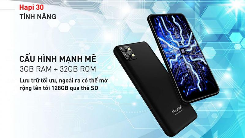 Điện thoại Masstel Hapi 30 (3GB/32GB)