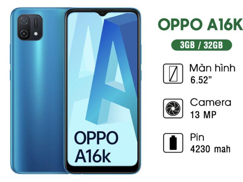 Điện thoại OPPO A16K